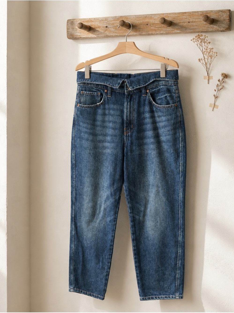 Lee Relaxed Fit Men's Dark Blue Denim Jeans